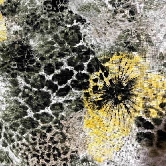 Chico's Travelers Collection Floral Cape Poncho L/XL Coastal Grandma Fairy - Picture 5 of 9